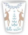 Kubeczki papierowe Hello Winter 250ml - tantis.pl