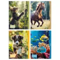 Teczka rysunkowa A4 z gumką Animals - tantis.pl