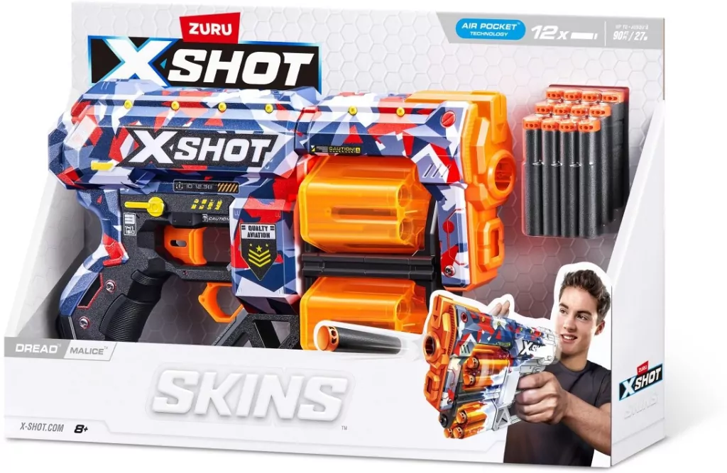 Wyrzutnia SKINS DREAD, 12 Strzałek - tantis.pl