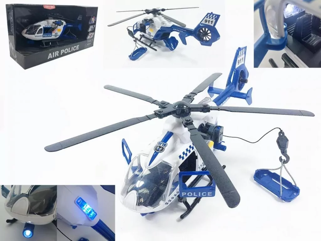 Helikopter Policja 38x12x16 światło dźwięk - tantis.pl