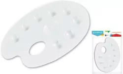 Owalna paleta do farb