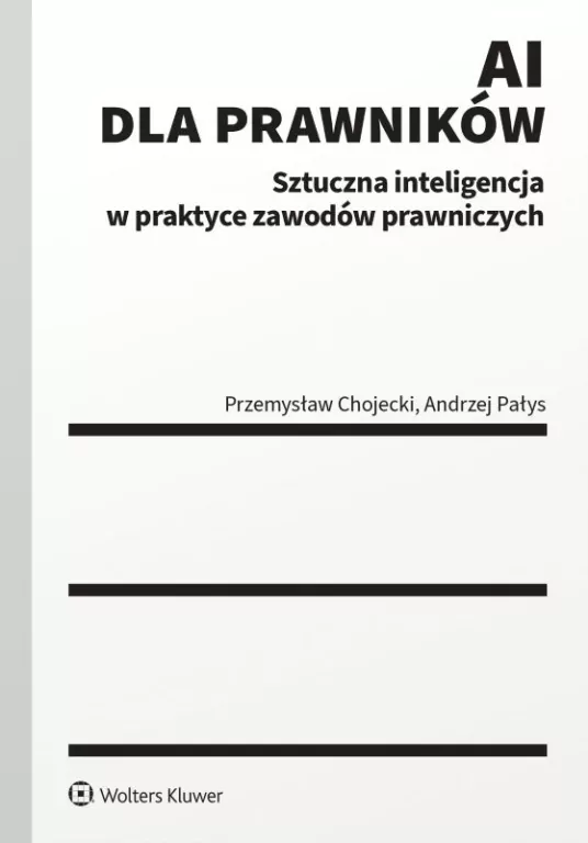 AI dla prawników. Sztuczna inteligencja w praktyce - tantis.pl