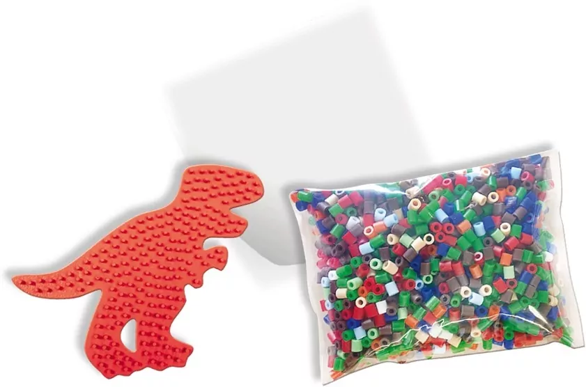 Dinozaur T-REX. Koralikowe prasowanki. - tantis.pl