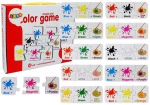 Puzzle edukacyjne kolory 10el - tantis.pl