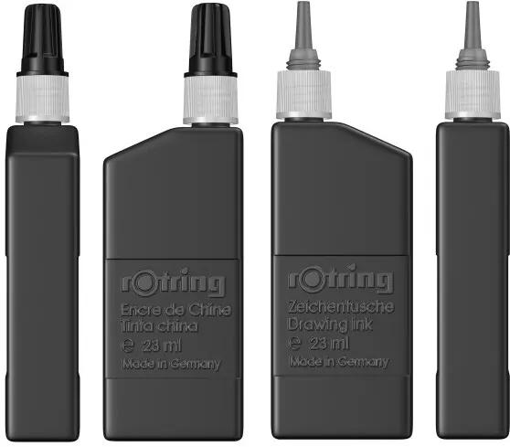 Tusz kreślarski Rotring 23ml - czarny (S0194660) - tantis.pl