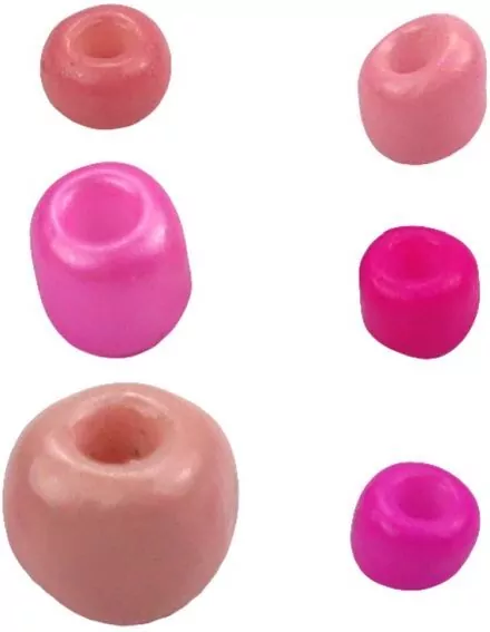 Koraliki plastikowe 6 rozmiarów 32g - tantis.pl