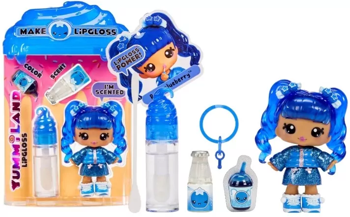 Yummiland Lipgloss Doll- Rory Blueberry - tantis.pl