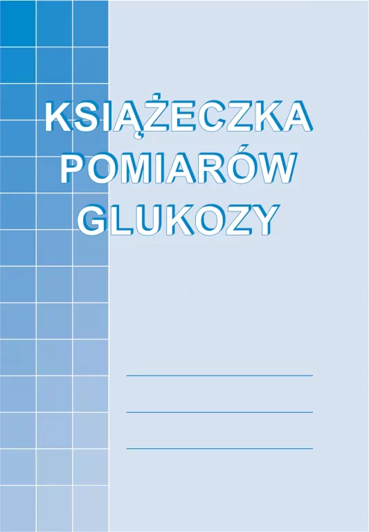 Książeczka pomiarów glukozy M-915-5 - tantis.pl