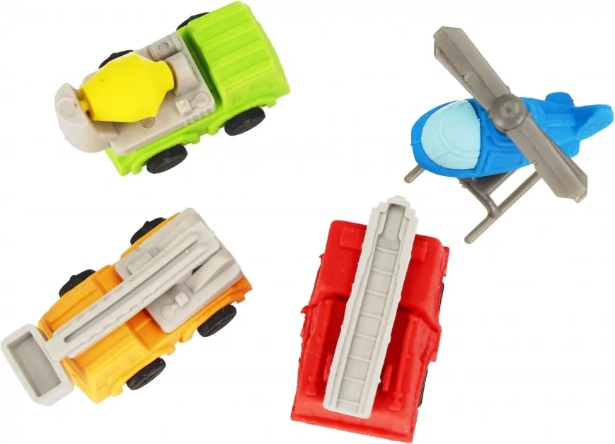 Gumka do mazania 3D puzzle 4 sztuki Traffic - tantis.pl