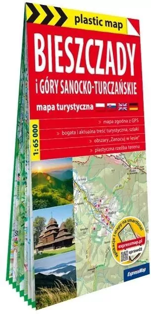 Plastic map... Bieszczady i Góry Sanocko... - tantis.pl