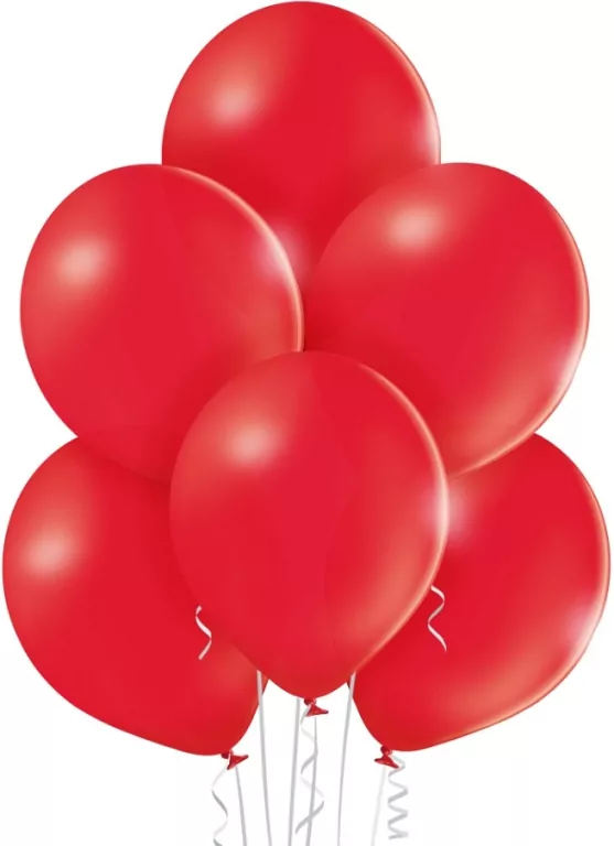 Balony Belbal pastelowe czerwone - tantis.pl