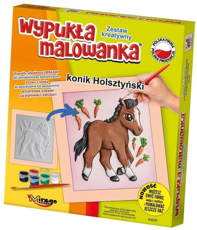 Konik Holsztyński. Wypukła malowanka - tantis.pl