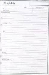 Wkład do organizera A5 Projekty ANTRA