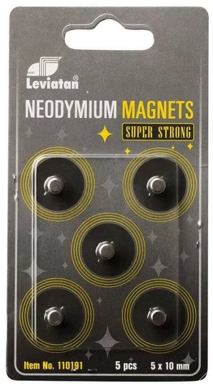 Magnesy neodymowe 5 sztuk - tantis.pl