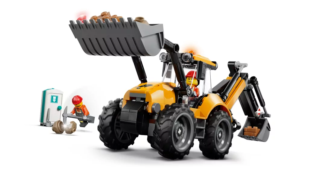 LEGO® Żółta koparko-ładowarka 60480 - tantis.pl