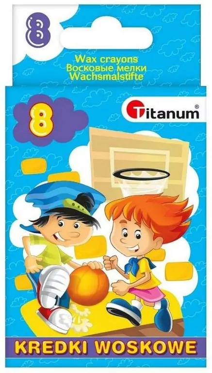 Kredki świecowe 8 kolorów - tantis.pl