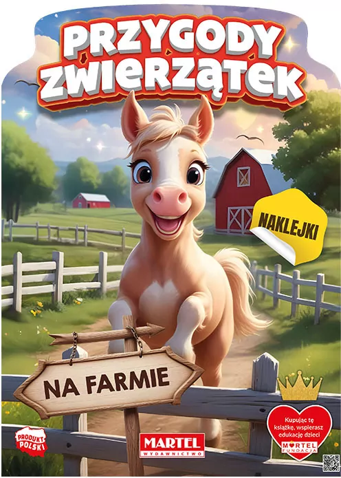 Przygody zwierzątek na farmie z naklejkami - tantis.pl