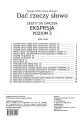 Dać rzeczy słowo. Ekspresja. Poziom 3. Zeszyt ćwiczeń - tantis.pl