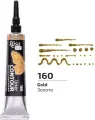 Farba aktylowa kontur universal brokat gold 20ml - tantis.pl