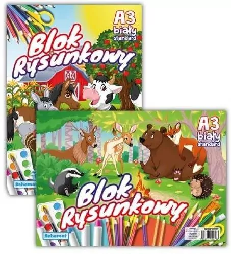 Blok rysunkowy A3/20K 80g - tantis.pl
