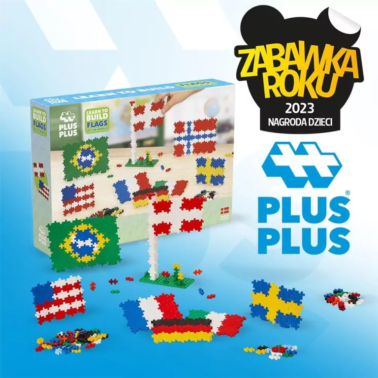 Naucz się budować flagi świata. Plus-Plus - tantis.pl