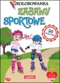 Kolorowanka z naklejkami. Zabawy sportowe - tantis.pl