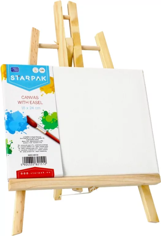 Podobrazie 18x24 cm ze sztalugą - tantis.pl