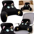Podparcie pod plecy na fotel Kot czarny 60x40cm - tantis.pl