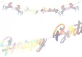 Girlanda Happy Birthday Jednorożec - tantis.pl
