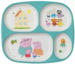 Talerz dzielony Świnka Peppa