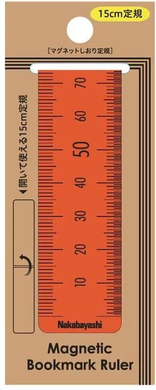 Zakładka magnetyczna do książek 15cm pomarańczowy - tantis.pl