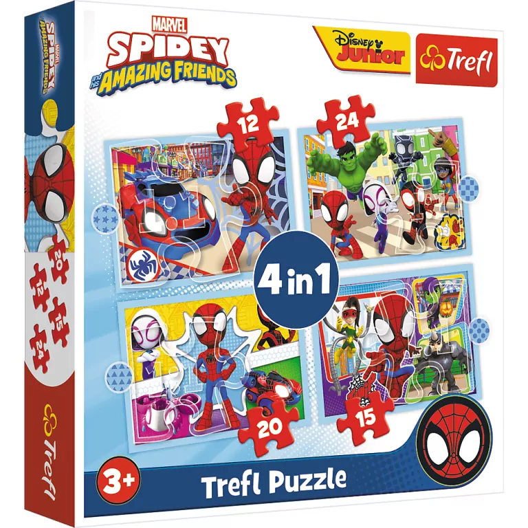 Ekipa Spidey'a . Puzzle 4w1 - tantis.pl