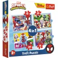 Ekipa Spidey'a . Puzzle 4w1 - tantis.pl