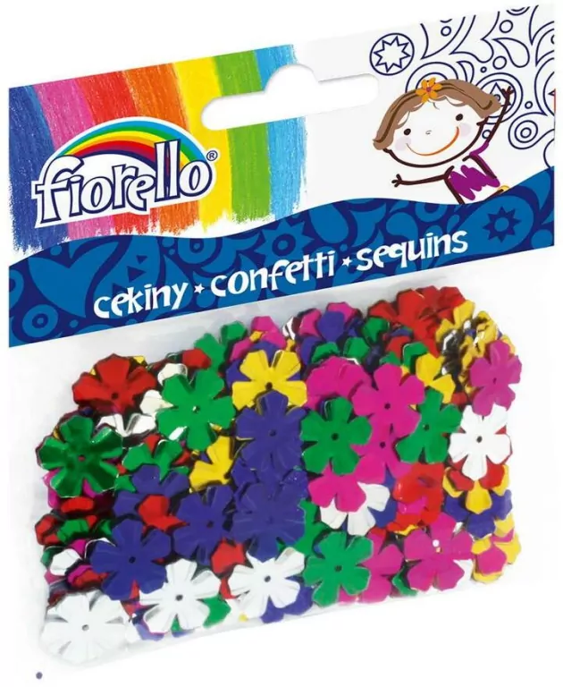 Confetti cekiny kwiatek. Fiorello - tantis.pl