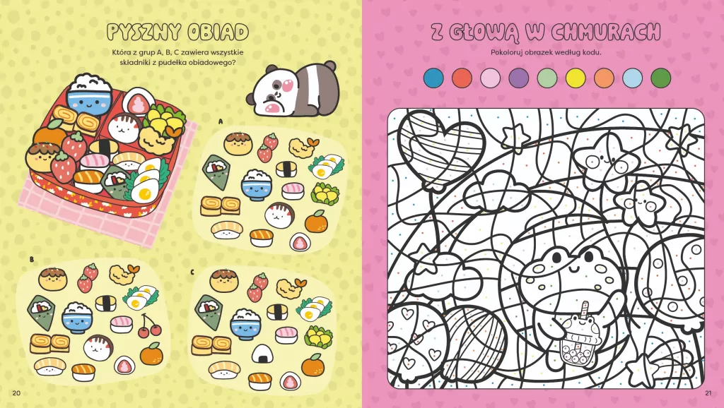 Kawaii. Księga łamigłówek. Bubble tea - tantis.pl