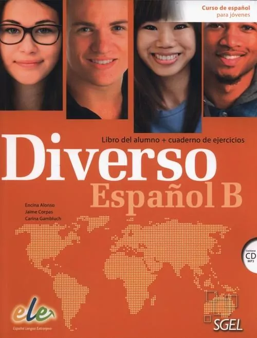 Diverso Espanol B Libro del alumno + Cuaderno de ejercicios + CD - tantis.pl