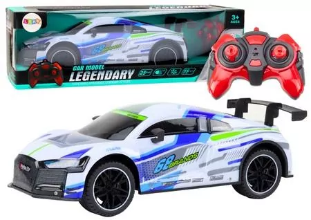 Auto sportowe RC 1:10 25km/h białe - tantis.pl