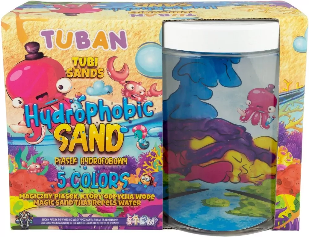 Piasek hydrofobowy z akwarium. 5 kolorów - tantis.pl