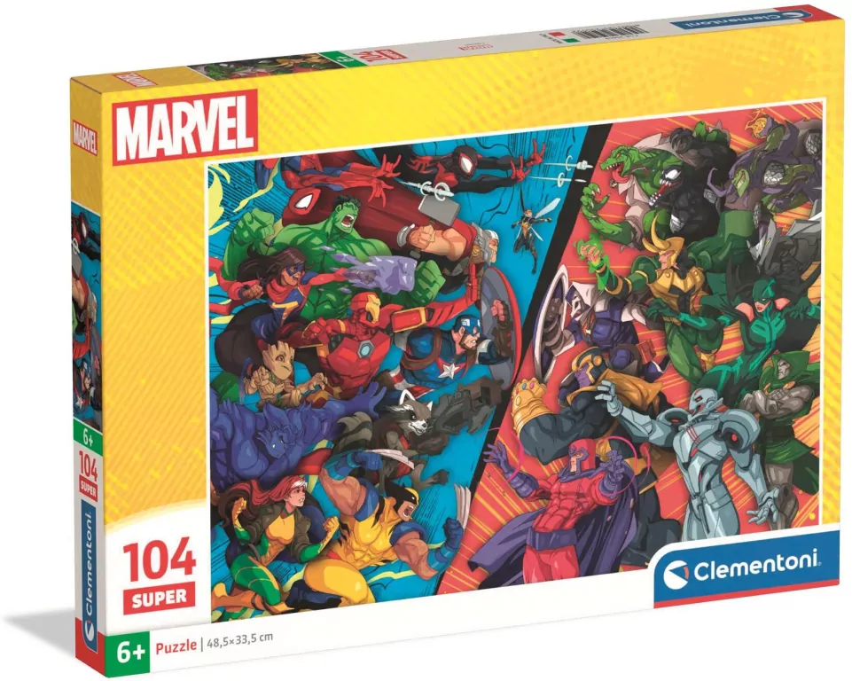 Puzzle 104 Super Color. Marvel - tantis.pl