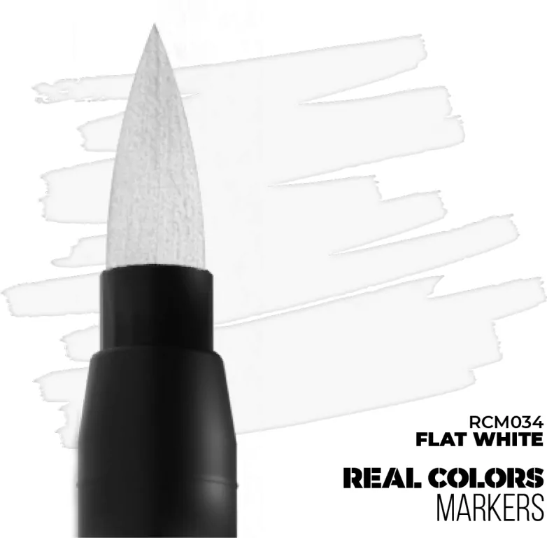 AK Interactive: Real Colors Markers - RCM034 - Flat White - tantis.pl