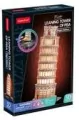 Puzzle 3D Krzywa wieża w Pizie LED - tantis.pl