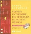 Nouveau Dictionnaire des difficultes du Francais moderne + płyta CD ROM - tantis.pl