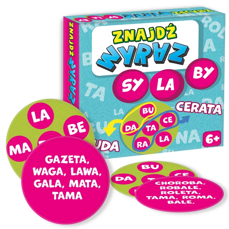 Znajdź wyraz. Sylaby - tantis.pl