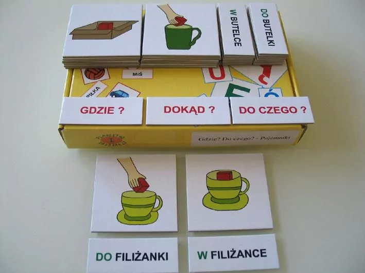 Zestaw dydaktyczny. Gdzie? Do czego? - Pojemniki - tantis.pl