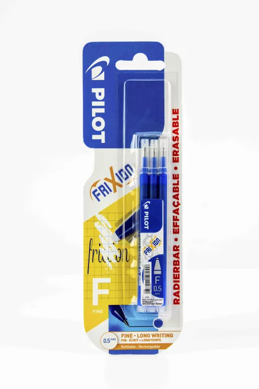 Wkład Frixion Ball Clicker 0,5 niebieski Pilot blister 3szt. - tantis.pl