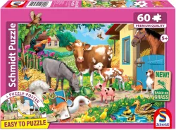 Puzzle PQ 60 Zwierzęta na farmie