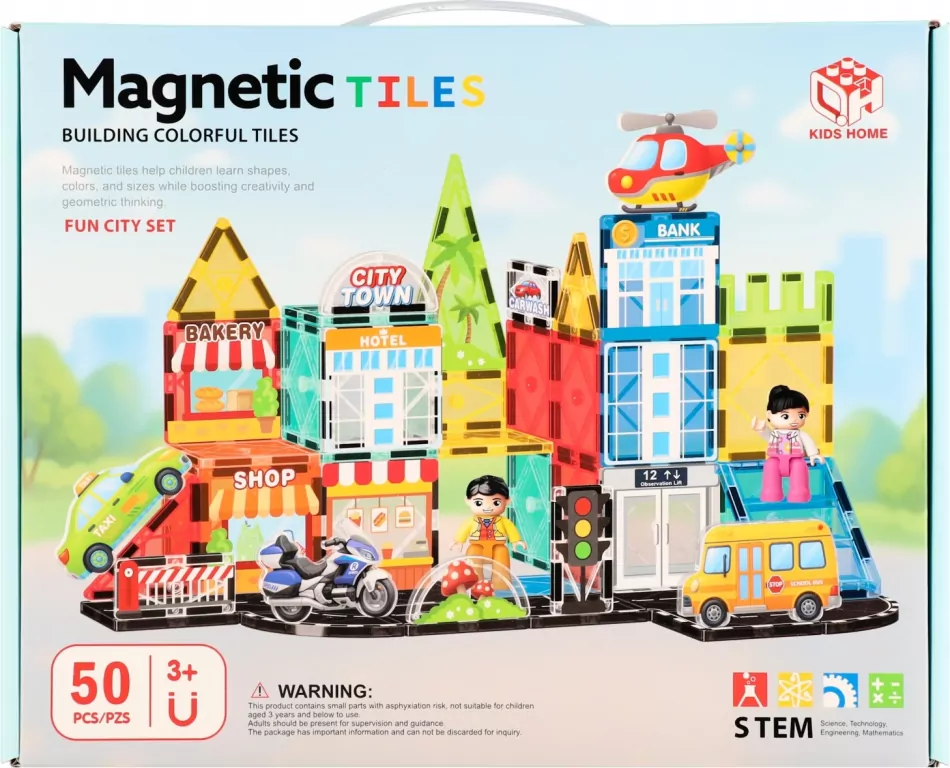 KLOCKI MAGNET CITY 50EL 33X26X6 MC PUD 8 - tantis.pl