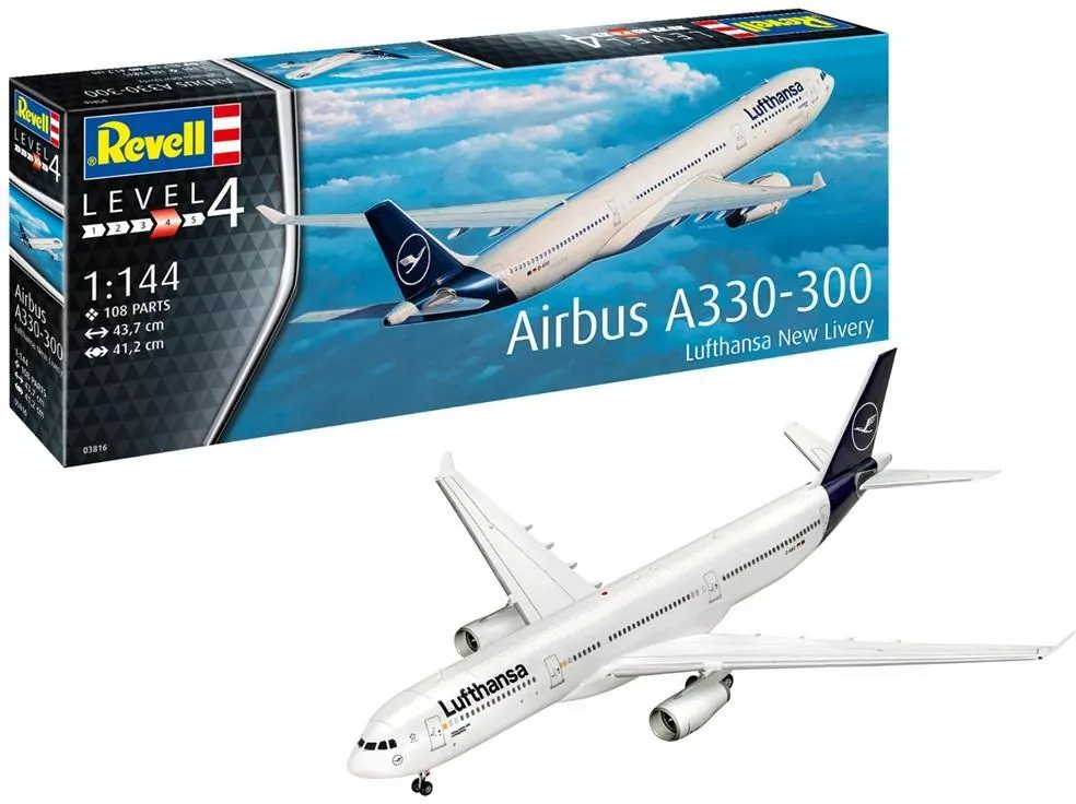 Revell. Samolot Airbus A330-300. Lufthansa - tantis.pl