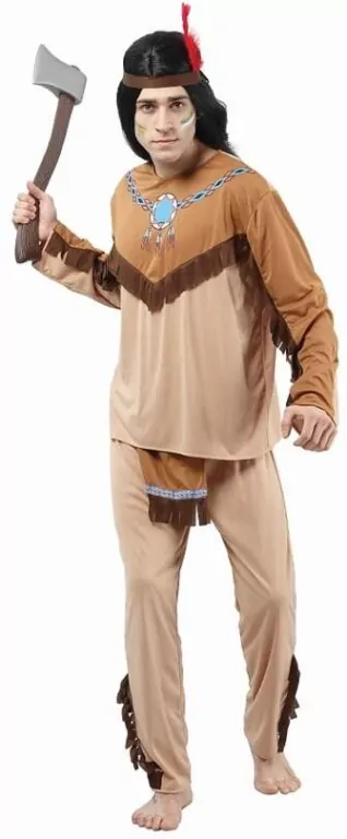 Strój dla dorosłych Indianin Apacz. Rozmiar uniwersalny - tantis.pl