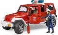 Jeep Wrangler Unlimited Rubicon. Straż Pożarna z figurką - tantis.pl